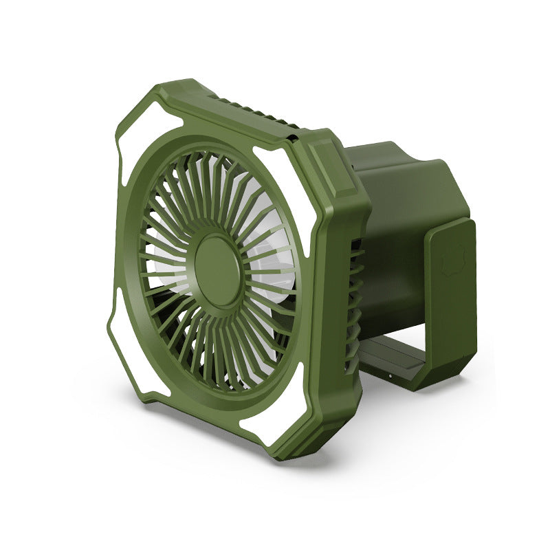 Portable Fan and Lantern with Power Bank