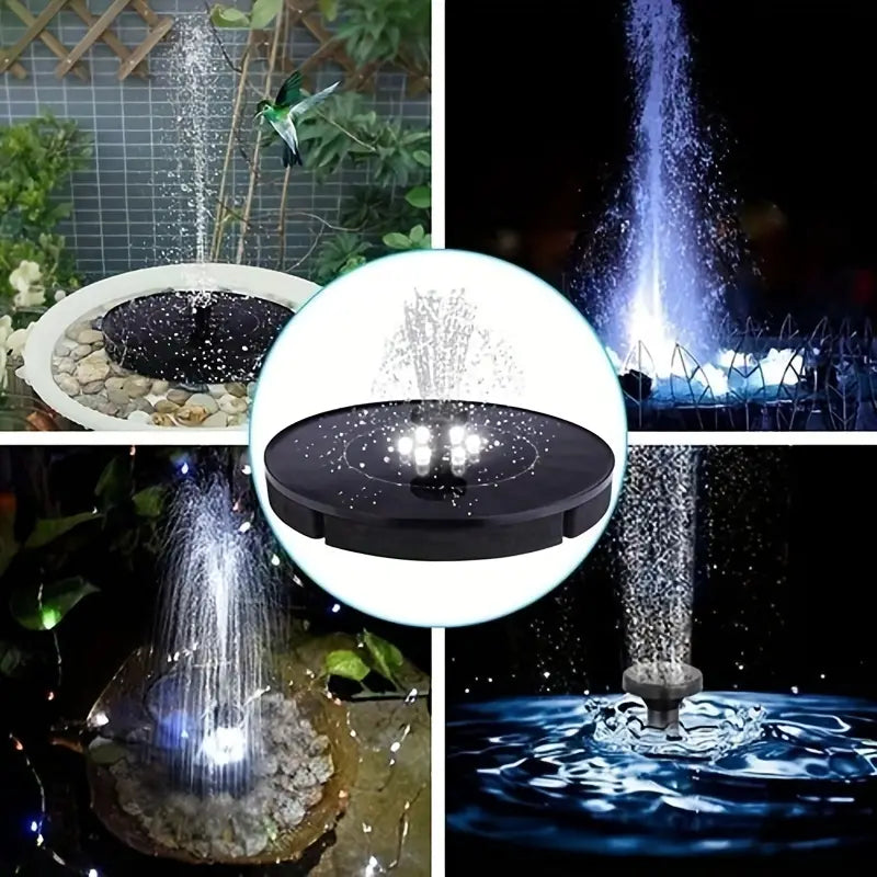 Solar Powered Fountain Pump for Garden and Pond