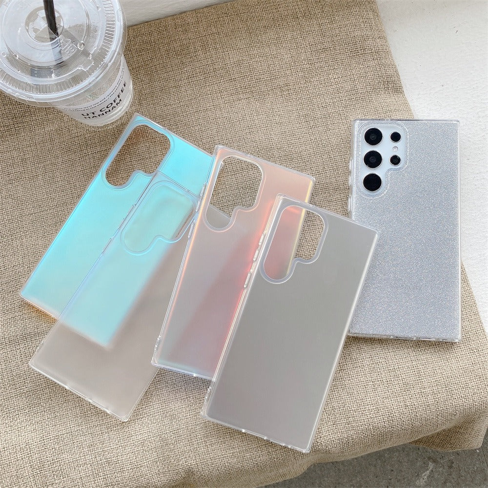 Colorful Transparent Magnetic Case for Samsung Phones