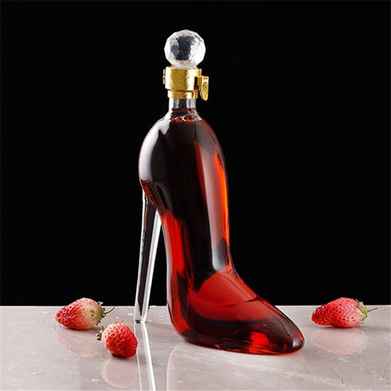 High Heel Wine Bottle