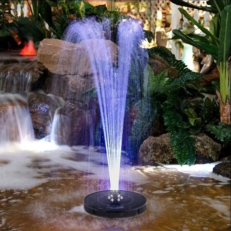 Solar Powered Fountain Pump for Garden and Pond